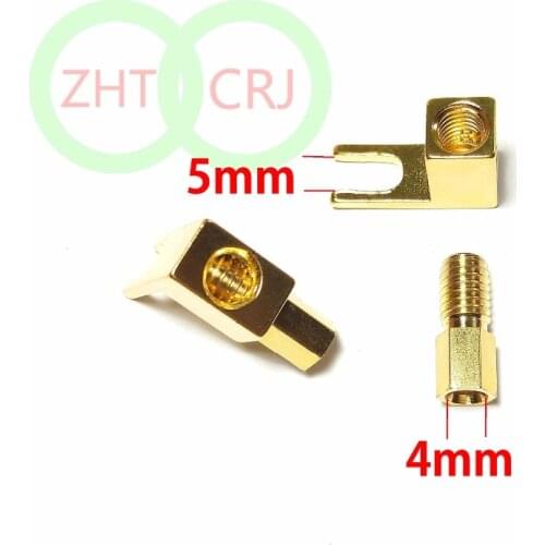 50pcs/100pcs High quality Speaker fork Terminal Spade for 4mm Banan PLUG