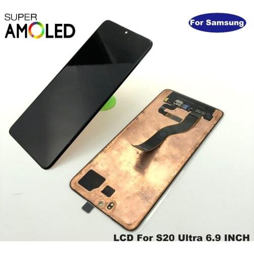 6.9" Original Display for Samsung Galaxy S20 Ultra LCD G988 G988F G988B/DS Touch Screen Digitizer Assembly
