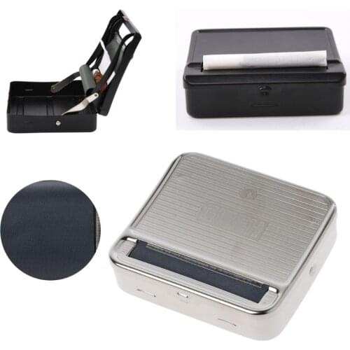 70mm Tobacco Rolling Box Metal Automatic Cigarette Smoking Roller Machine New