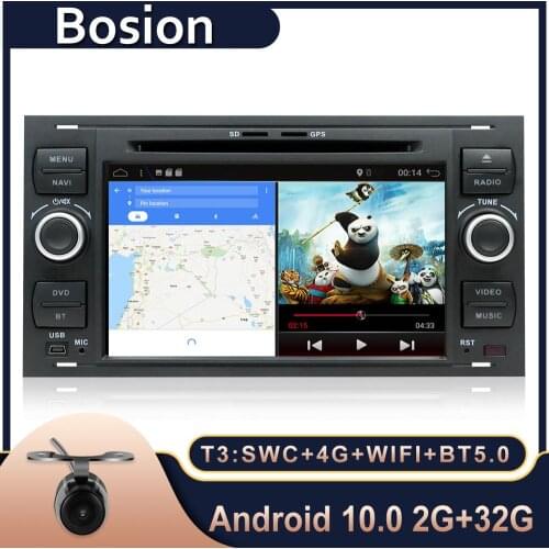 Bosion Android 10.0 Car DVD 2 Din car stereo for Ford Mondeo C-max focus galaxy S-max fusion ranger Multimedia Autoaudio