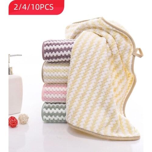 35x75CM Superfine Fiber Quick-drying Towel, Corrugated Towel, Warp-knitted High-density Cationic Face So Wash Towel, Cotton Pure