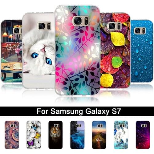Cover For Samsung Galaxy S7 G930F G930 Case Silicone Back Phone Case for Samsung Galaxy S 7 5.1 inch Cover Soft TPU Shells Coque