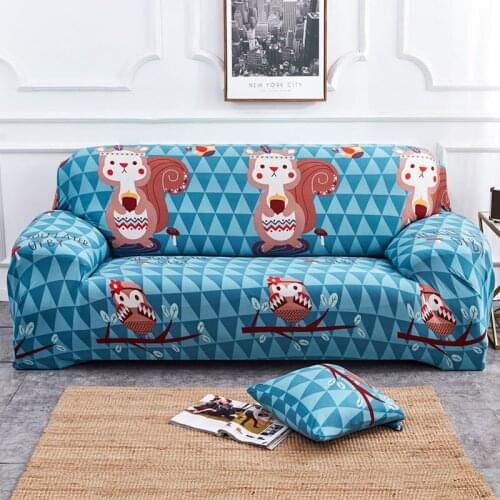 Floral Printed Slipcovers Stretch Plaid Sofa Covers for Living Room Elastic Couch Chair Cover Sofa Towel Home Decor 1/2/3/4-seat
