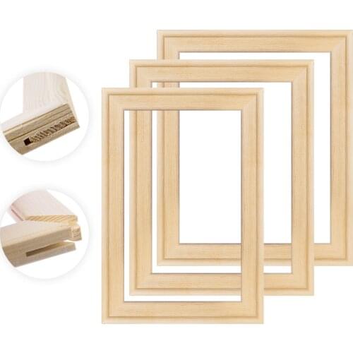 Wood frame Frame Professional Stretcher Strips Bars DIY Canvas For painting Factory Price Oil picture inner frame Wall Art