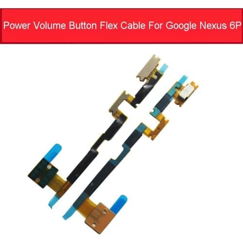 On OFF Power Screen Lock Flex Cable For Google Nexus 6P Volume button Down and up Flex ribbon Switch Button Repair Replacement