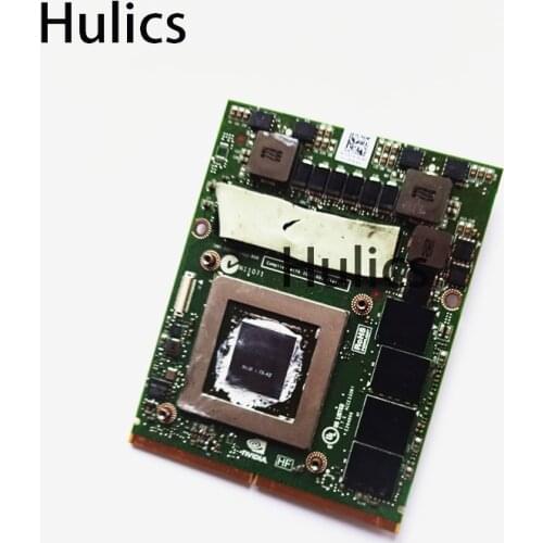 Hulics Original GTX680M GTX 680M VGA Video Graphic Card N13E-GTX-A2 2G CN-020HTK 20HTK For Dell Alienware M17X R2 R4 M1
