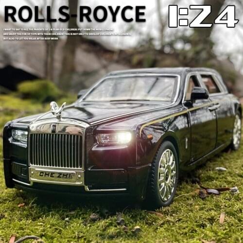 1:24 Rolls-Royce Phantom Alloy Car Model Diecasts & Toy Vehicles Toy Car Metal Collection Car Model High Simulation Kids Toy
