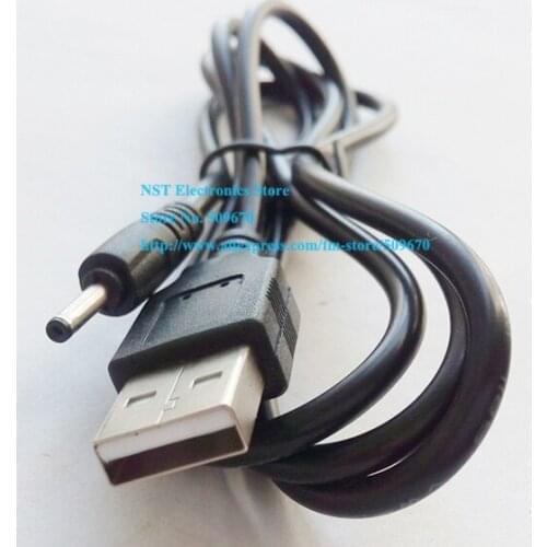 DC Tip 2.5x0.7mm Plug Connector Cord to USB A 2.0 Power Supply Charging Cable 1M/Free shipping/5PCS