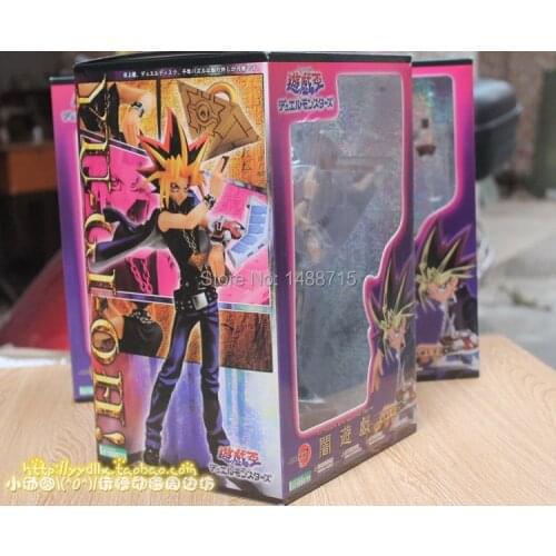 New Hot Classic Japan Game Anime Comic Duel Monsters Yu Gi Oh King of Game Mutou Yugi Atum 9" Figure Toys Box