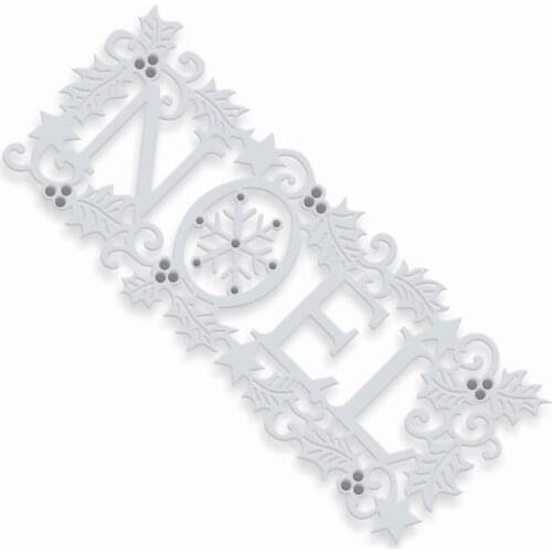 2020 New Christmas English Words NOEL Metal Cutting Dies For DIY Cut Paper Craft Making Greeting Card Scrapbooking NO Stamps Set