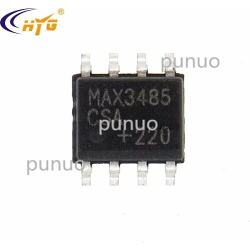 Original Authentic MAX3485CSA+T Encapsulation SOP8 3.3V-Powered Slew-Rate-Limited True RS-485/RS-422 Transceivers