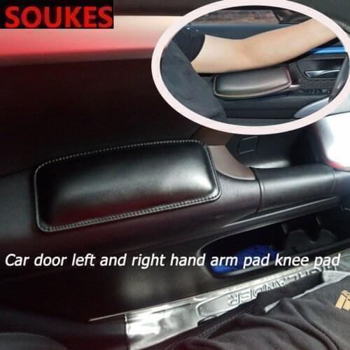 Car Door Left Right Hand Armrest Pad Knee Pad Support For Hyundai Solaris Tucson 2016 I30 IX35 I20 Accent Santa Fe Citroen C4 C5