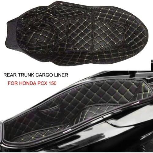 Motorcycle Rear Trunk Cargo Liner Protector Seat Bucket Pad Storage Box For Honda PCX150 pcx 150