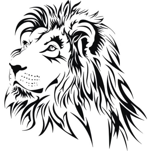 RuleMylife Lion King Head car stickers decal anime cute car accessories decoration pegatinas para coche