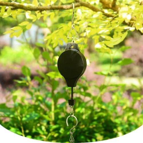 Retractable Gardening Flower Pot Hook Greenhouse Balcony Free hanging