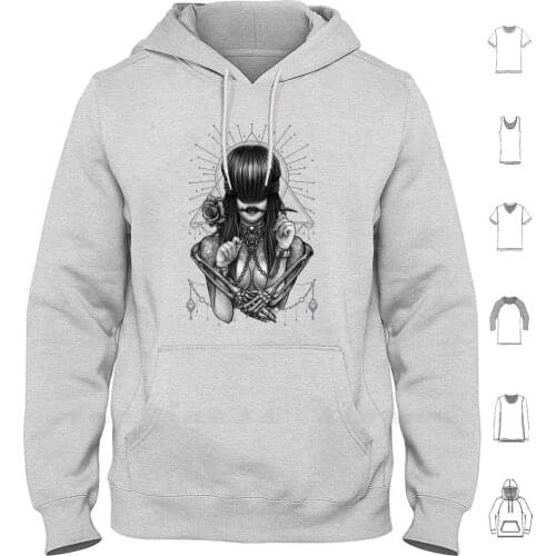 Winya No. 111-2 Hoodies Long Sleeve See No Evil Neo Traditional Tattoo Style Traditional Tattoo