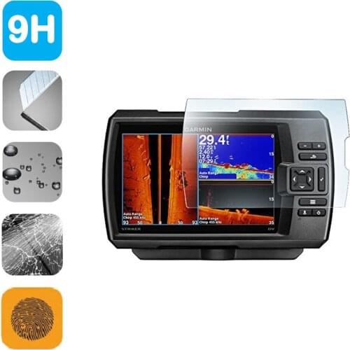 9H Tempered Glass Screen Protector Shield Film for Garmin Striker 7dv/7cv/7sv Fishfinder GPS Accessories