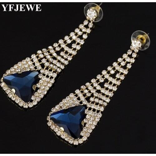 YFJEWE New 2 colors elegant fashion earrings beautiful woman wearing wedding party decoration temperament Jewelry gift #E255