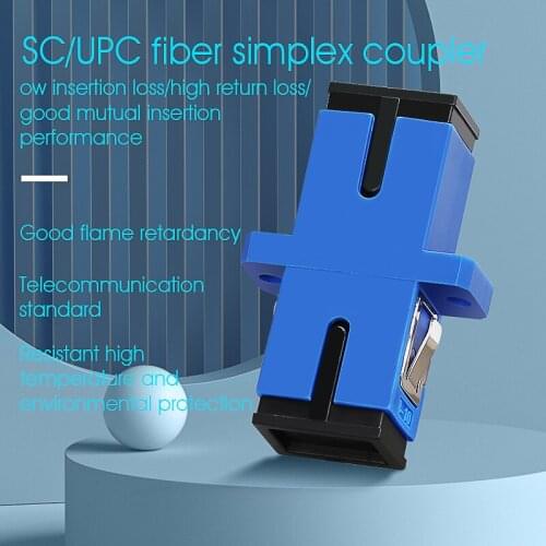 300/bag SC UPC Simplex mode Fiber optic Adapter SC UPC Optical fiber coupler SC Fiber flange Free Shipping