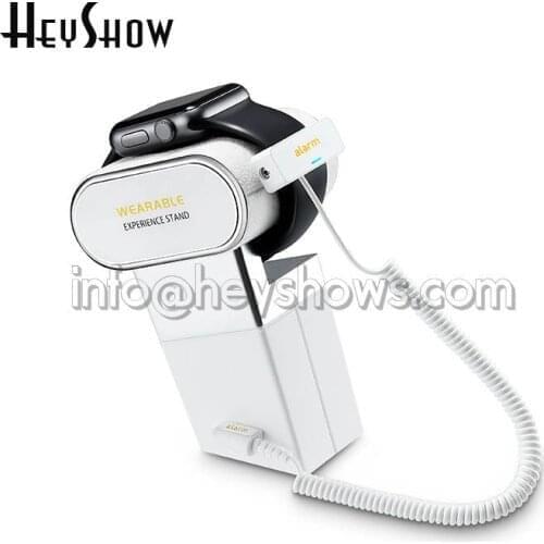 5x Smart Watch Security Display Stand Apple Iwatch Wireless charging Burglar Alarm System Samsung Sony Watch Anti-Theft Holder