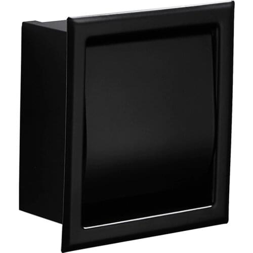 Promotion! Recessed Toilet Paper Holder,Stainless Steel Double Roll Paper Box for Bathroom,Wall-Mounted Paper Storage Rack