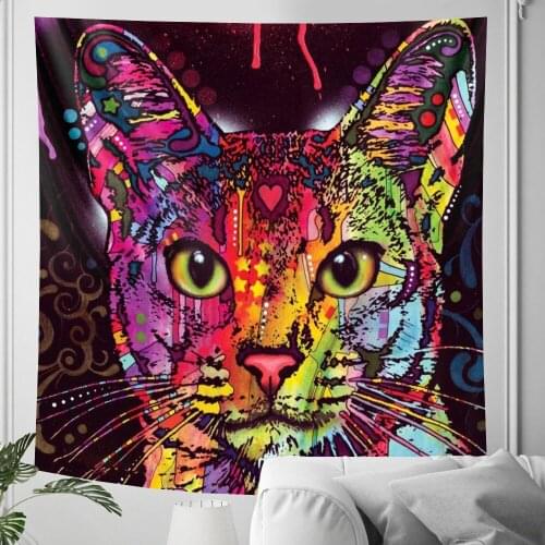 Alchemy Angel psychedelic scene home decoration tapestry wall hanging Bohemian tapestry Datura sheet beach mat yoga mat