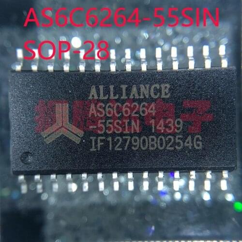 AS6C6264-55SIN AS6C AS6C6264 AS6C6264-55 SOP-28
