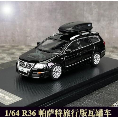 1:64 VW Passat Travel Edition R36 Earthen tanker With luggage rack Collection of die-cast alloy car models