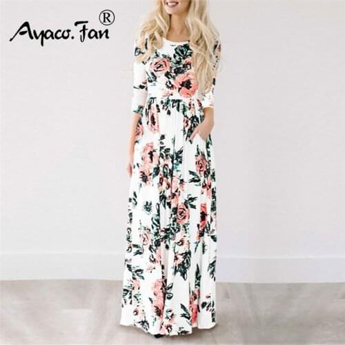 Ayaco.Fan Summer Dresses With Print