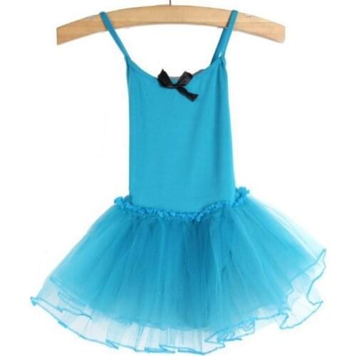 Leotards Cotton Ballet Dress Cute Child Girls Dance Dress Tutu Ballet Swan Show Sling Dancewear