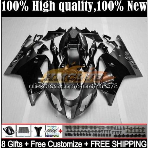 Bodys Kit For Aprilia Mille RSV 1000 R RR RSV1000RR 53CL.26 RSV1000R 1000R 2004 2005 2006 RSV1000 04 05 06 Fairing Blk silver