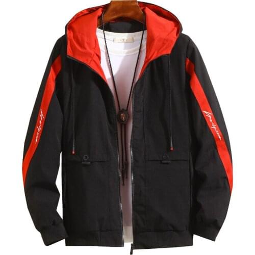 2019 New Spring Autumn Mens Bomber Jacket Baseball Jacket Coats Male Casual Streetwear Hip-Hop Jackets Loose Coat Men Clothing