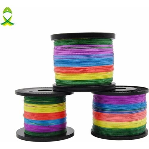 JSM 100M-1000M Multifilament PE Braided Fishing Line Brand Series 4 Strands Super Strong 12lb-133lb