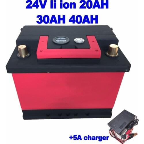24v 20Ah 40Ah 30Ah Battery lithium li-ion for electric wheelchair Motor 500w 750w BMS scooter AGV intelligent robot Ventilator