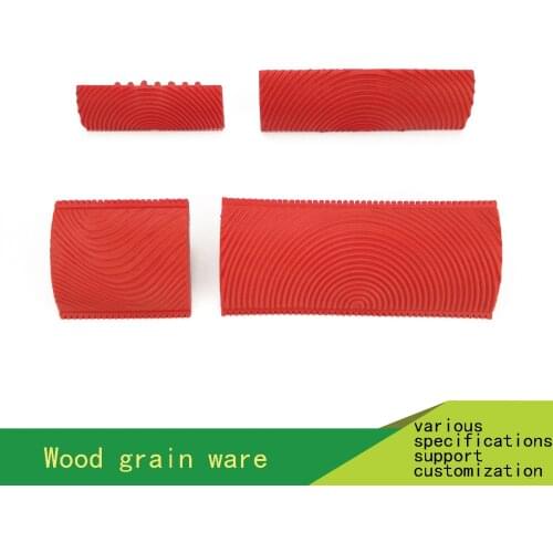 Wood graining rubber painting tool imitation paint roller diy tool set paint brush printing vinyl film embossing folder