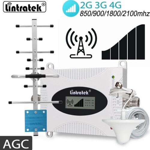 Upgraded ALC Signal Booster LTE 1800 Single Band Mobile Cellphone 2G 3G 900mhz 850 2100 Cellular Repeater GSM WCDMA Amplifier