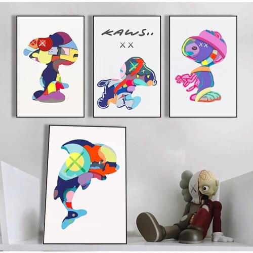 Personality Creative Decoration Mural Pop Style Poster Canvas Painting and Living Room Wall Art Prints for Modern Home Decor