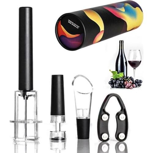 Stainless Steel Wine Bottle Opener Needle Air Pressure Pump Corkscrew Red Wine Opener Cork Out Remover Accessories Kichen Tool