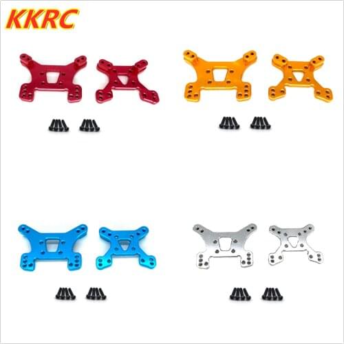 Wltoys 144001 Front and Rear Shock Absorber Plate 144001-1302 Aluminium Alloy Metal Upgrade Parts For 1/14 144001