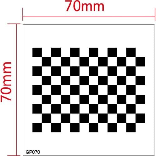Film Calibration Board Checkerboard Optical Calibration Board Machine Vision Checkered Series Film Reticle