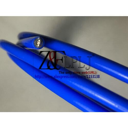 RF coaxial cable 12.5 ohms / 12.5 OHM High-performance semi-flexible coaxial cable 141-12.5R Wire OD=4.1MM Bule jacket 1M/LOT
