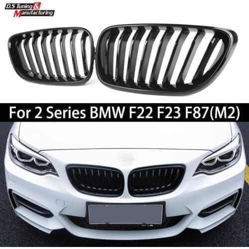 F22 Grille Replacement Front Bumper Grill Racing Grills For BMW 2 Series F22 2014 2015 M Colour