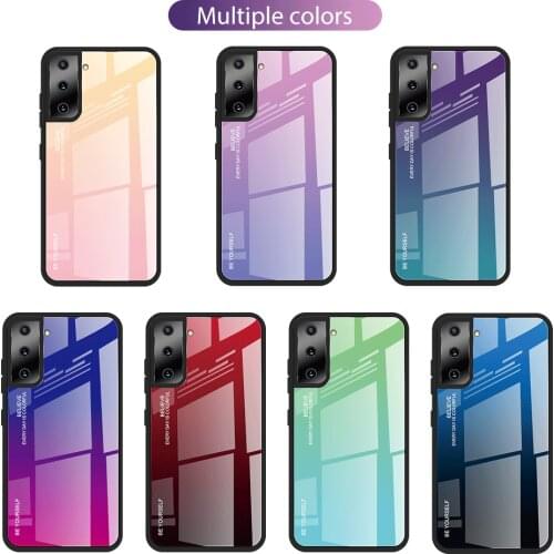 Luxury Gradient Case For Samsung galaxy S20 FE S21 Ultra Plus Colorful Back Cover For Samsung Galaxy S21 S20 FE Plus Ultra Shell