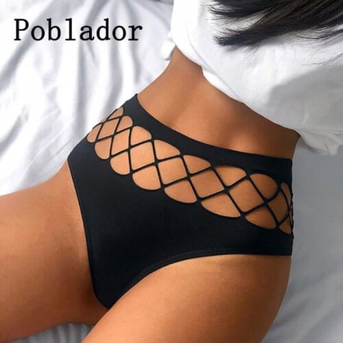 Sexy Women Panties Hollow Out Underwear Women Cotton Thongs Seamless G-string Thongs 1PCS Lingerie Thongs Female Underpants