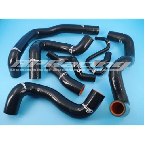 Silicone Radiator Hose Black / Pipe For BMW MINI 1.6 Turbo R56 2006-2012 black