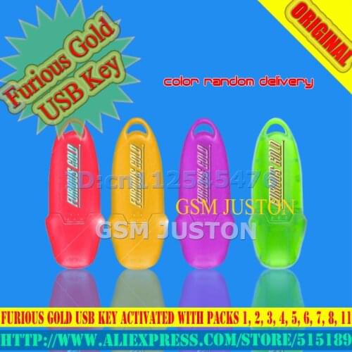 Gsmjustoncct Furious Gold usb Key ( Activated with PACKS 1, 2, 3, 4, 5, 6, 7, 8, 11 )
