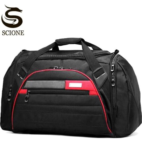 Waterproof Travel Bag Men Male Multifunction Shoulder Crossbody Bags Large Capacity Storage Portable Travel Handbag Duffel Bags