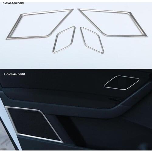 Car Door Stereo Speaker Covers Door Speaker Stickers Internal Decoration For Volkswagen VW Touran 2017 2018 2019 2020 2021
