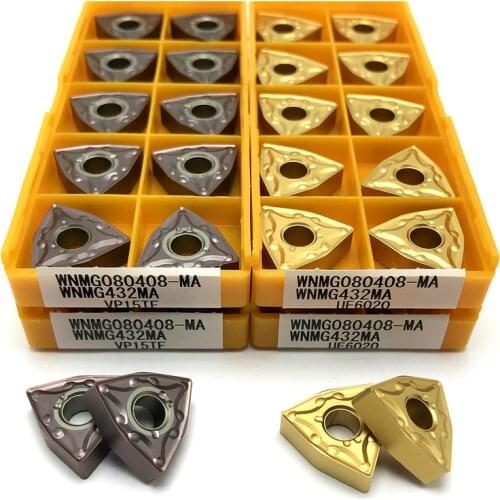 WNMG080408 WNMG080408 MA VP15TF UE6020 carbide Inserts External Turning Tool metal lathe tools CNC turning insert Cutting tool