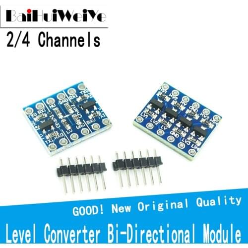 10PCS 2 Channels 4 Channels IIC I2C Logic Level Converter Bi-Directional Module 3.3V to 5V Shifter for Arduino